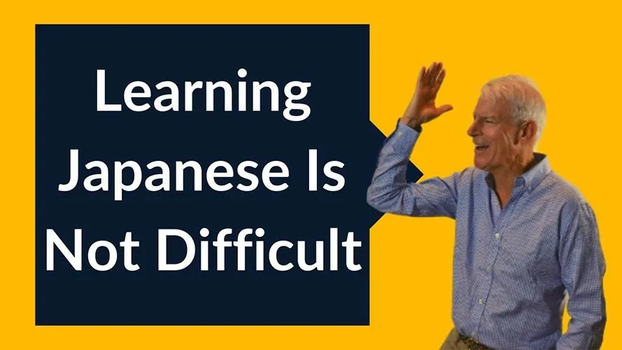 Learning Japanese is not that difficult